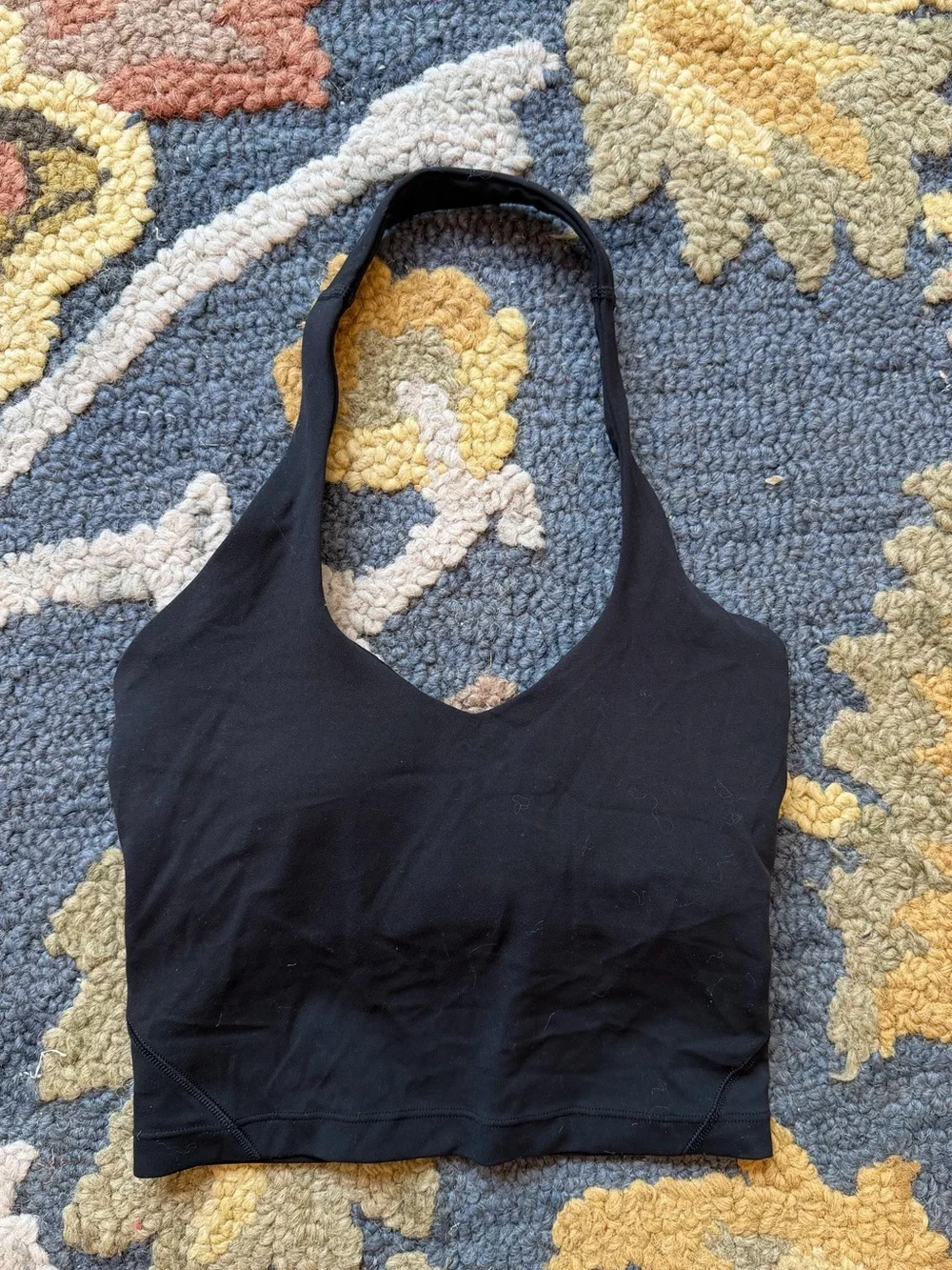 Lululemon Align Halter Tank Top Black Size 0 Activewear Pickleball Tennis